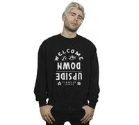 Netflix Men's Stranger Things Welcome To The Upside Down Sweatshirt in Black | Size: XL Netflix Black XL