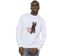 Netflix Men's The Witcher Here To Sleigh Sweatshirt in White | Size: XL Netflix White XL