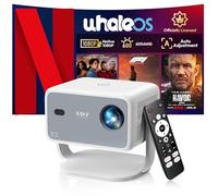 [Netflix Official & Auto Focus/Keystone] Xgody N6 Projector Native 1080P 4K Supported, 700ANSI, 3 Level Brightness, AI Voice Assistance, WiFi 6, Bluetooth 5.2, Smart Projector for Home Cinema