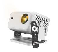 Netflix Officially 4K Smart Projector with WiFi and Bluetooth, AI Auto Focus 800 ANSI 1080P Native Portable Outdoor Indoor Home Video Projectors - White