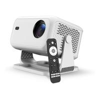 Netflix Officially 4K Smart Projector with WiFi and Bluetooth, AI Auto Focus 800 ANSI 1080P Native Portable Outdoor Indoor Home Video Projectors - White