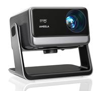 【Netflix Officially & Dolby Audio】Smart 4K Projector, Auto Focus & Keystone, AMEELA 30000 Lumens 1080P Portable Movie Projector with WiFi and Bluetooth, 100,000+ Apps for Indoor/Outdoor