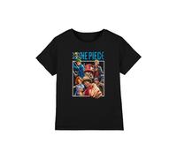 Netflix One Piece Group Box Kids T-Shirt, Black | Size: 9-11 Years Netflix Black 9-11 Years