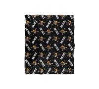 One Piece Jolly Roger Pattern Officially Licensed Silky Touch Super Soft Throw Blanket 152 x 127 cm Netflix White One Size