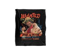 Netflix One Piece Wanted Dead Or Alive Scribbled Throw Blanket 152 X 127 Cm Netflix Multicolor 152 X 127 Cm