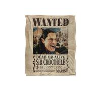 One Piece Sir Crocodile Wanted Poster Silky Touch Super Soft Throw Blanket 91 X 147 Cm
