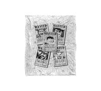Netflix One Piece Wanted Posters Silky Touch Soft Throw Blanket 152 X 127 Cm Netflix Multicolor 152 X 127 Cm