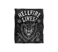 Stranger Things Hellfire Lives Graduation Inverted Silky Touch Super Soft Throw Blanket 91 X 147 Cm