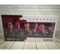 Clementoni - 39548 - Puzzle Panorama - Stranger Things - 1000 pieces - Made in Italy - jigsaw puzzles for adult - jigsaw puzzles Netflix