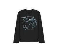 Netflix The Witcher Destiny Crest Long Sleeve T-Shirt, Black | Size: Medium Netflix Black M