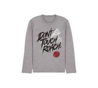 Netflix The Witcher Don'T Touch Roach Long Sleeve T-Shirt, Athletic Heather in Light Grey | Size: Small Netflix Light Grey S