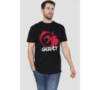 Netflix The Witcher Geralt Graffiti Spray T-Shirt, Black | Size: XL Netflix Black XL