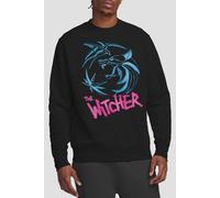 Netflix The Witcher Graffiti Spray Crest Sweatshirt, Black | Size: Small Netflix Black S