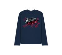 Netflix The Witcher Jaskier Fan Club Long Sleeve T-Shirt, Navy | Size: Small Netflix Navy S