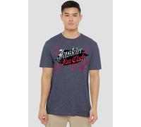 Netflix The Witcher Jaskier Fan Club T-Shirt, Navy | Size: Small Netflix Navy S