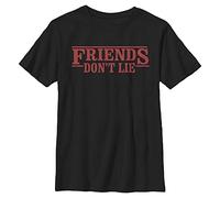 Netflix Unisex Kid's Friends Dont Lie Short Sleeve T-Shirt, Black, One Size