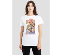 Netflix Women's Bridgerton Treats T-Shirt, White | Size: Medium Netflix White M