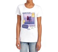 Netflix Women's Kpop Demon Hunters Huntrix Golden Tour Ticket Tee, White | Size: Medium Netflix White M