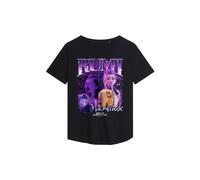 Netflix Women's Kpop Demon Hunters Huntrix Huntrx Rumi Bootleg Fashion T-Shirt, Black | Size: Medium Netflix Black M
