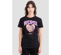 Netflix Women's Kpop Demon Hunters Huntrix Rumi Collegic T-Shirt, Black | Size: Large Netflix Black L