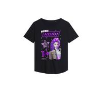 Netflix Women's Kpop Demon Hunters Huntrix Rumi Popstar Fashion T-Shirt, Black | Size: Large Netflix Black L