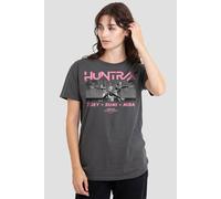 Netflix Women's Kpop Demon Hunters Huntrix Singing Zoey Rumi Mira T-Shirt, Charcoal | Size: Medium Netflix Charcoal M