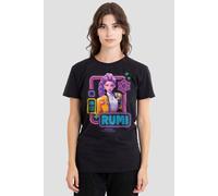 Netflix Women's Kpop Demon Hunters Rumi Glowing Lights T-Shirt, Black | Size: Medium Netflix Black M