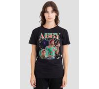 Netflix Women's Kpop Demon Hunters Saja Boys Abby Homage T-Shirt, Black | Size: Small Netflix Black S