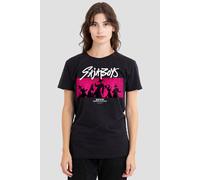 Netflix Women's Kpop Demon Hunters Saja Boys Pink Demons T-Shirt, Black | Size: Small Netflix Black S