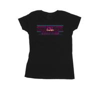 Absolute Cult Netflix Women's Stranger Things Retro Title T-Shirt Black Small