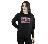 Netflix Women's Stranger Things Cassette For Will Sweatshirt in Black | Size: XL Netflix Black XL