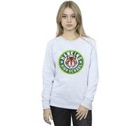 Netflix Women's Stranger Things Hawkins Tiger Circle Sweatshirt in Grey | Size: Small Netflix Grey S