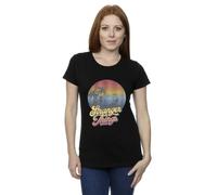 Netflix Women's Stranger Things LA Gradient Cotton T-Shirt in Black | Size: Large Netflix Black L