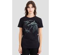 Netflix Women's The Witcher Destiny Crest T-Shirt, Black | Size: XL Netflix Black XL