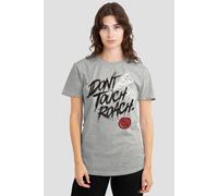 Netflix Women's The Witcher Don'T Touch Roach T-Shirt, Athletic Heather in Light Grey | Size: 2XL Netflix Light Grey 2XL
