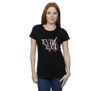 Netflix Women's The Witcher Evil Is Evil Cotton T-Shirt in Black | Size: 2XL Netflix Black 2XL
