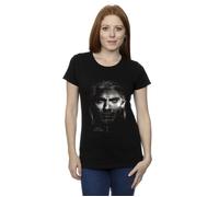 Netflix Women's The Witcher Geralt Stare Cotton T-Shirt in Black | Size: Medium Netflix Black M