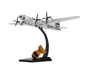 netfurniture B-29 Superfortress WWII Bomber Diecast Model 1:144 in Silver netfurniture Silver