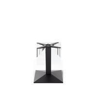 netfurniture Black Cast Iron Pyramid Table Base Medium Coffee Height 480 mm netfurniture Black