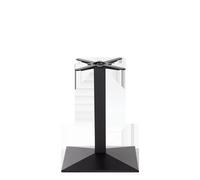 netfurniture Black Cast Iron Pyramid Table Base Single Pedestal - Height - 730 mm netfurniture Black
