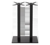 netfurniture Black cast iron rectangular table base - Twin 1050 mm netfurniture Black