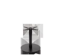 netfurniture Black Cast Iron Round Table Base - Medium/Large - Coffee Height 480mm netfurniture Black