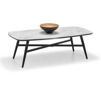 netfurniture Carousel Marble Effect Coffee Table in White netfurniture White
