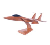 netfurniture F-15 Eagle Wooden Jet - Premium Display Model in Brown netfurniture Brown