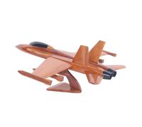 netfurniture F-18 Super Hornet Wooden Jet - Premium Display Model in Brown netfurniture Brown