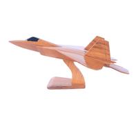 netfurniture F-22 Raptor Wooden Jet - Premium Display Model in Brown netfurniture Brown
