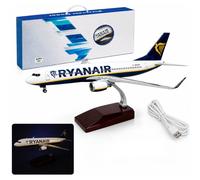 netfurniture Ryanair Boeing 737 Model Aircraft Large Airline Display Plane in White netfurniture White