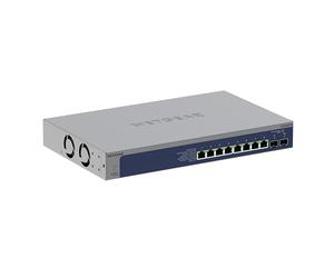 NETGEAR 10-Port 10G/Multi-Gigabit Ethernet Smart Switch (XS508TM) - Managed, with 8 x 10G/Multi-gig Ports, 2 x 10G SFP+, Optional Insight Management, Wall/Rack Mount, Limited Lifetime Protection