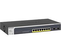 NETGEAR 10-Port Gigabit Ethernet Smart Managed Pro PoE Switch (GS510TPP) - with 8 x PoE+ @ 190W, 2 x 1G SFP, Desktop/Rackmount, and ProSAFE Lifetime Protection
