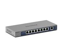 NETGEAR 10-Port Network Switch (GS108MX) - with 8 x 1G, 1 x Multi-gig SFP, Desktop, Wall or Rackmount, and Limited Lifetime Protection